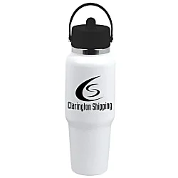 Hydro Flask Wide Mouth Travel Bottle with Flex Straw Cap - 32 oz. - 24 hr