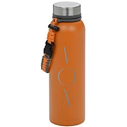 h2go Pine Vacuum Bottle with Carrying Handle - 32 oz. - Laser Engraved