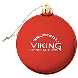 Radiant Round Flat Ornament