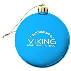 Radiant Round Flat Ornament