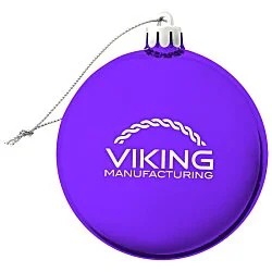 Radiant Round Flat Ornament