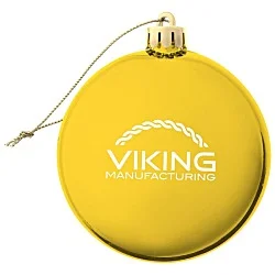 Radiant Round Flat Ornament