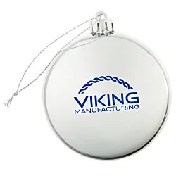 Radiant Round Flat Ornament