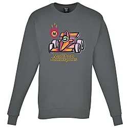 Hanes Perfect Sweats Crewneck Sweatshirt - Full Color