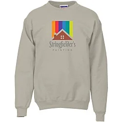Hanes Ultimate Cotton Crew Sweatshirt - Full Color