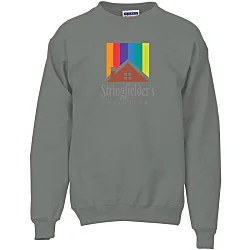 Hanes Ultimate Cotton Crew Sweatshirt - Full Color