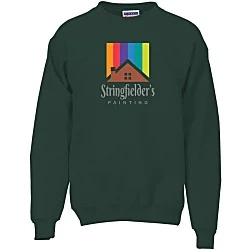 Hanes Ultimate Cotton Crew Sweatshirt - Full Color