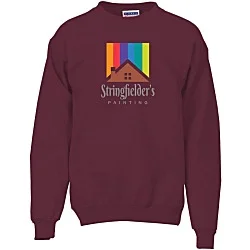 Hanes Ultimate Cotton Crew Sweatshirt - Full Color