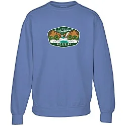 Comfort Colors Garment-Dyed Crew Sweatshirt - Full Color