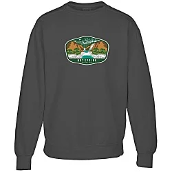 Comfort Colors Garment-Dyed Crew Sweatshirt - Full Color
