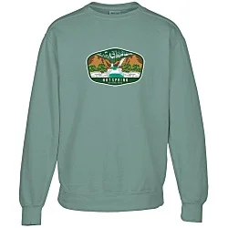 Comfort Colors Garment-Dyed Crew Sweatshirt - Full Color
