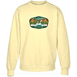 Comfort Colors Garment-Dyed Crew Sweatshirt - Full Color