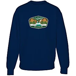 Comfort Colors Garment-Dyed Crew Sweatshirt - Full Color