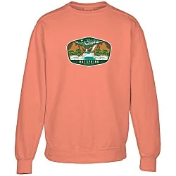 Comfort Colors Garment-Dyed Crew Sweatshirt - Full Color