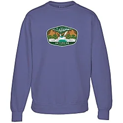 Comfort Colors Garment-Dyed Crew Sweatshirt - Full Color