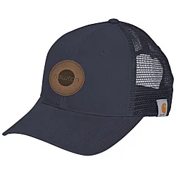 Carhartt Canvas Trucker Cap - Laser Engraved Patch