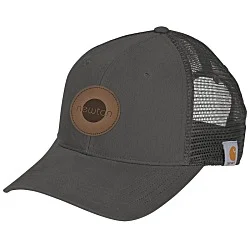 Carhartt Canvas Trucker Cap - Laser Engraved Patch