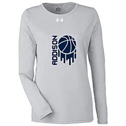 Under Armour Team Tech Long Sleeve T-Shirt - Ladies' - Screen