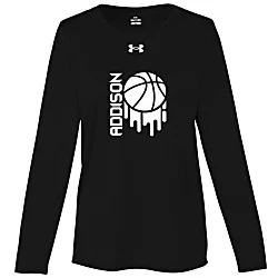 Under Armour Team Tech Long Sleeve T-Shirt - Ladies' - Screen