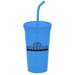 Brilliantly Bent Straw Tumbler - 22 oz. - 24 hr