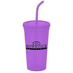 Brilliantly Bent Straw Tumbler - 22 oz. - 24 hr