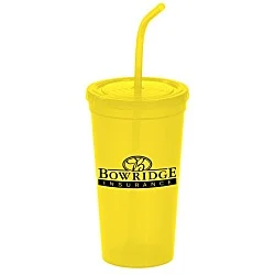 Brilliantly Bent Straw Tumbler - 22 oz. - 24 hr