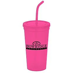Brilliantly Bent Straw Tumbler - 22 oz. - 24 hr