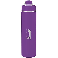 h2go Conquer Vacuum Bottle - 24 oz. - Laser Engraved