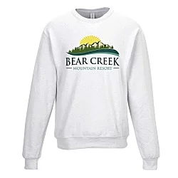 Jerzees Ultimate CVC Crewneck Sweatshirt - Full Color