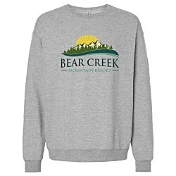 Jerzees Ultimate CVC Crewneck Sweatshirt - Full Color