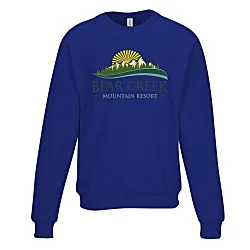 Jerzees Ultimate CVC Crewneck Sweatshirt - Full Color