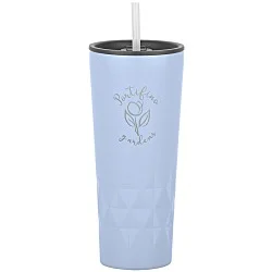 Triad Vacuum Tumbler with Straw - 21 oz. - Laser Engraved