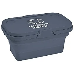 Collapsible Picnic Basket with Portable Folding Table