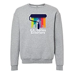 Jerzees Rugged Fleece Crewneck Sweatshirt - Full Color