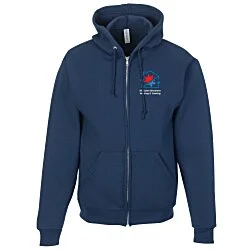 Jerzees Rugged Fleece Full-Zip Hooded Sweatshirt - Full Color