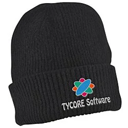 Luxe Plush Rib Knit Beanie