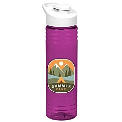 Halcyon Water Bottle with Flip Carry Lid - 24 oz. - Full Color