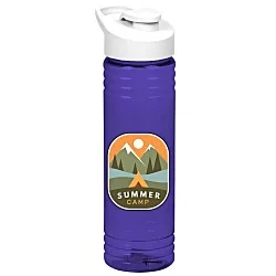 Halcyon Water Bottle with Flip Carry Lid - 24 oz. - Full Color