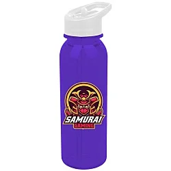 Outdoor Bottle with Flip Straw Lid - 24 oz. - Full Color