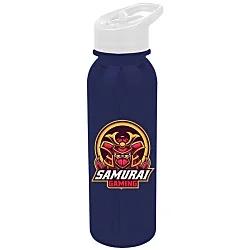 Outdoor Bottle with Flip Straw Lid - 24 oz. - Full Color