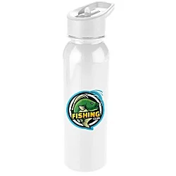 ShimmerZ Outdoor Bottle with Flip Straw Lid - 24 oz. - Full Color