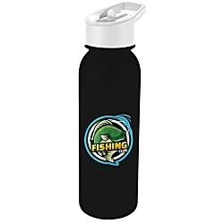 ShimmerZ Outdoor Bottle with Flip Straw Lid - 24 oz. - Full Color