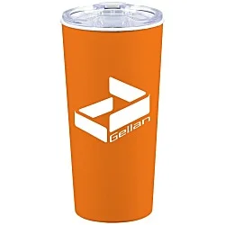 Roadmaster Travel Tumbler - 18 oz. - White Interior - Clear Lid