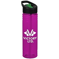 Halcyon Water Bottle with Two-Tone Flip Straw Lid - 24 oz. - 24 hr