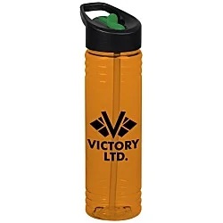 Halcyon Water Bottle with Two-Tone Flip Straw Lid - 24 oz. - 24 hr