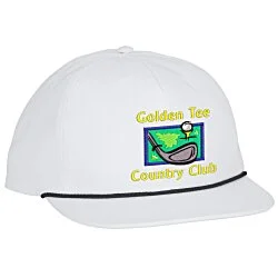 Flat Bill Poly Rope Cap