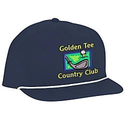 Flat Bill Poly Rope Cap