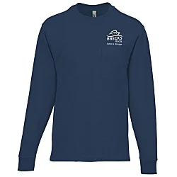 American Apparel Super Heavyweight Long Sleeve Pocket T-Shirt
