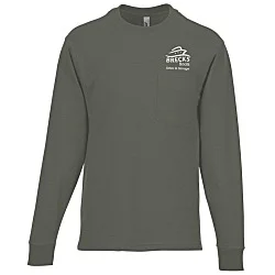 American Apparel Super Heavyweight Long Sleeve Pocket T-Shirt
