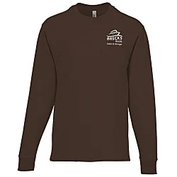 American Apparel Super Heavyweight Long Sleeve Pocket T-Shirt